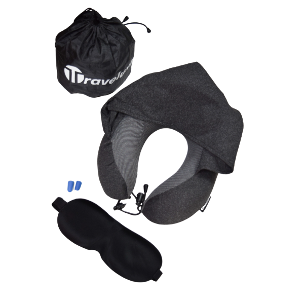 Hooded Neck Pillow Set